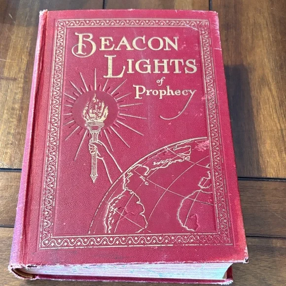 Beacon Lights of Prophecy Decorative Red Hardcover Book - Picture 1 of 16